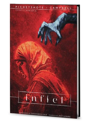 Infiel-capa-3D - PN Divulgação.jpg Em ‘Infiel’, a protagonista fica encurralada entre manter o apoio emocional para a sua família e desvendar o mistério de assombraçõesno seu prédio. Imagem: Pipoca e Nanquim/Divulgação
