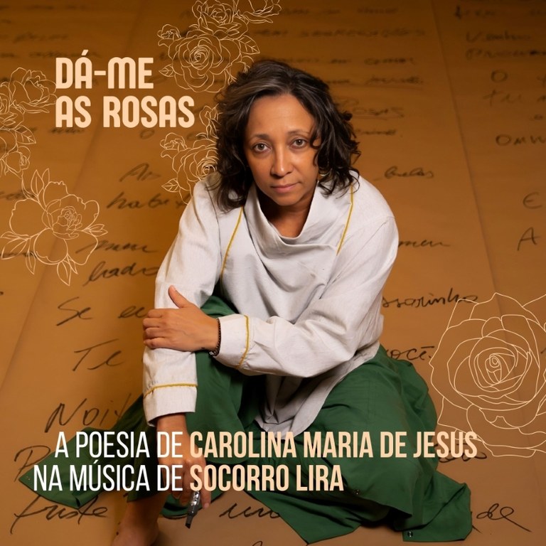 Dá-me as Rosas é o terceiro álbum de uma série que adapta poemas de escritoras brasileiras | Imagem: Divulgação/Cais