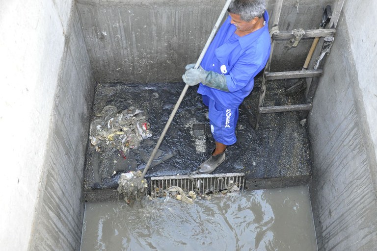 Lixo recolhido na Estação Elevatória_4.JPG