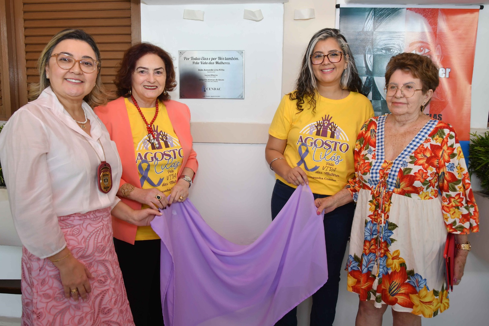 2025.08.26 Banco vermelho Cendac © Leonardo Ariel (8) Sileide Azevedo_Valquíria Alencar_ Fernanda França_ Irene Marinheiro.JPG