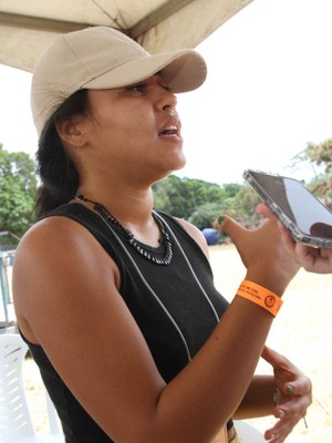 "Além da valorização da pessoa idosa, o que me encantou no curso de Gerontologia foi a promoção dos direitos, políticas públicas em saúde no Brasil" Amanda Pankará - Foto: Evandro Pereira