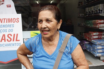 Para a aposentada Maria das Dores, o novo consórcio de transportes representa qualidade e segurança para a população da cidade