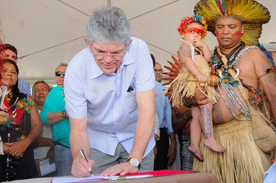 Termo de Cooperação Técnica estabelece condições de parceria entre o Governo do Estado e os Índios Potiguaras